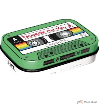 Miętówki Nostalgic-Art Mintbox — FAVORITE MIX CASSETTE — 4 × 15 g