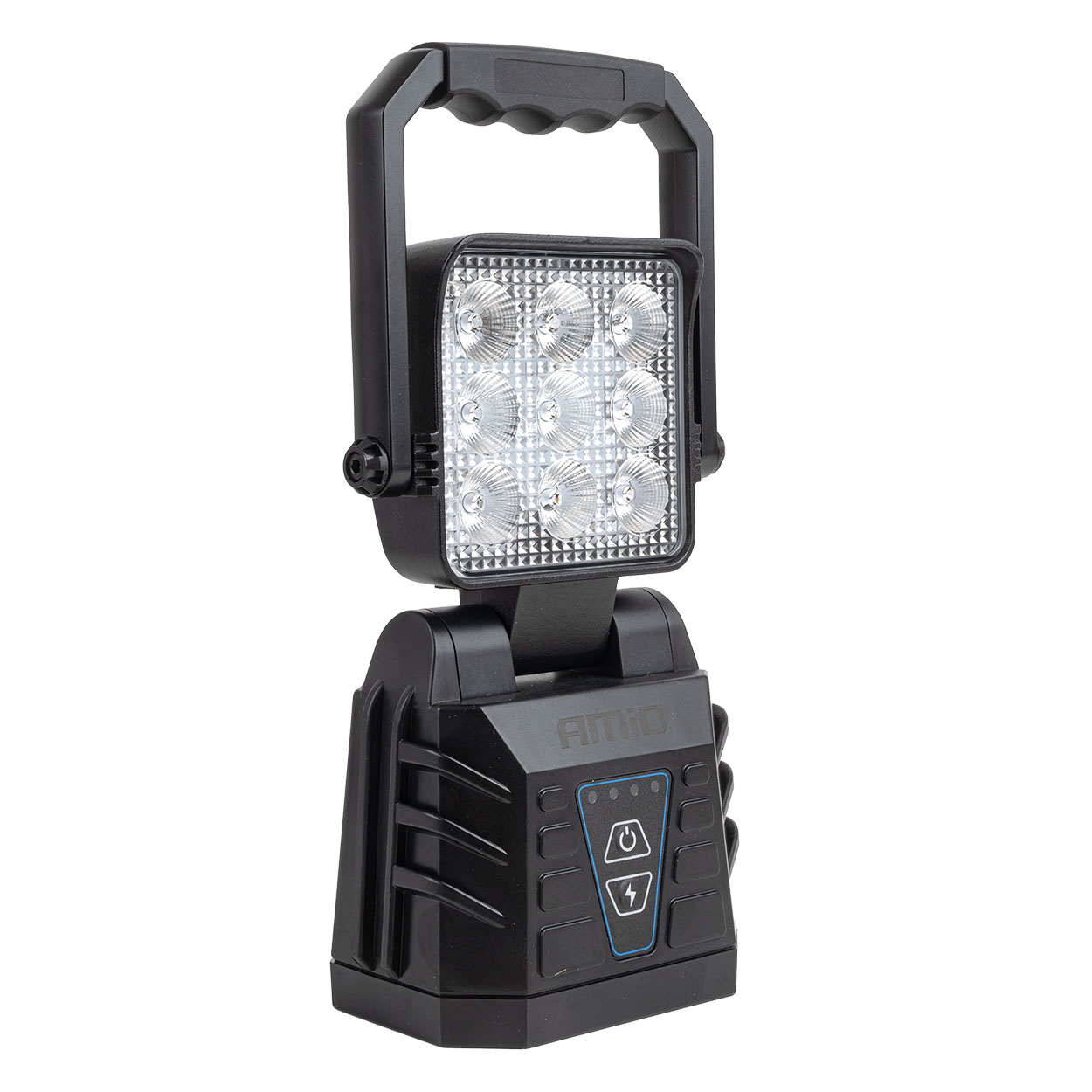 Lampa robocza przenośna biała z funkcją lampy ostrzegawczej 15 W (BATT)