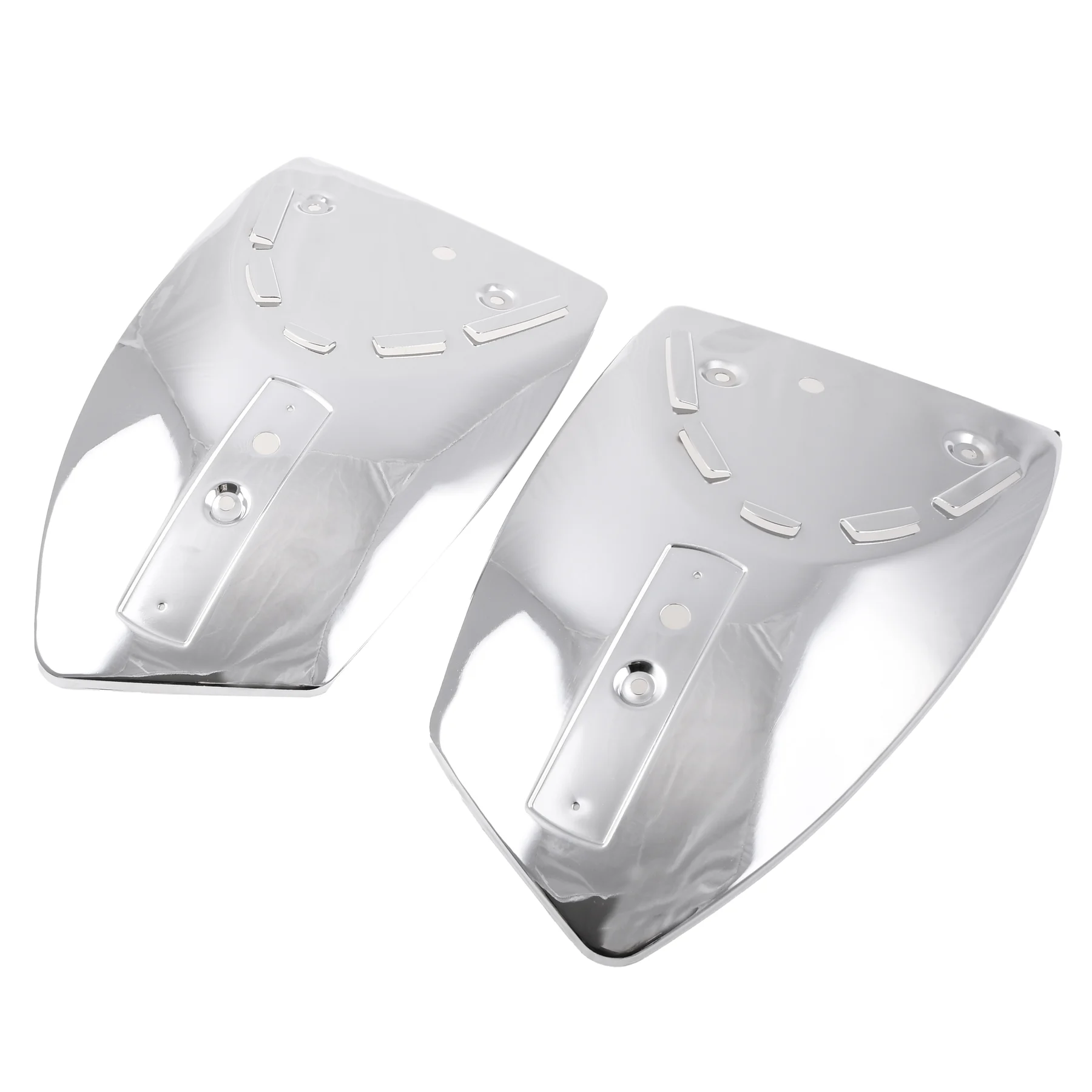 Pokrywy osłony zbiornika paliwa MZ TS 250 chrom kpl. DPR Classic — ujęcie 3