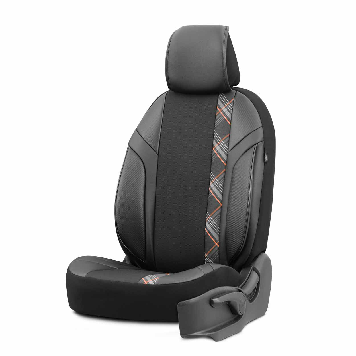 Komplet pokrowców na fotele samochodowe OTOM HORIZON 1805 ORANGE 3-ZIP — ujęcie 2