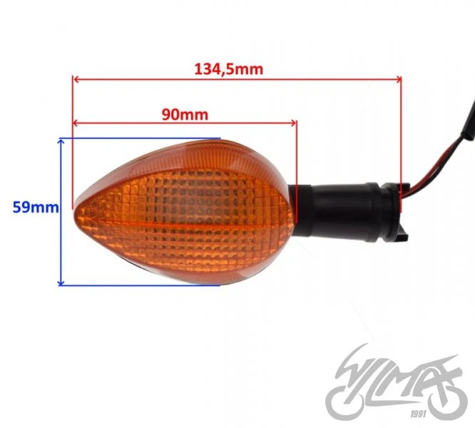 Kierunkowskaz prawy do Yamahy R1 / R6 — kropla, AL15115R — ujęcie 2