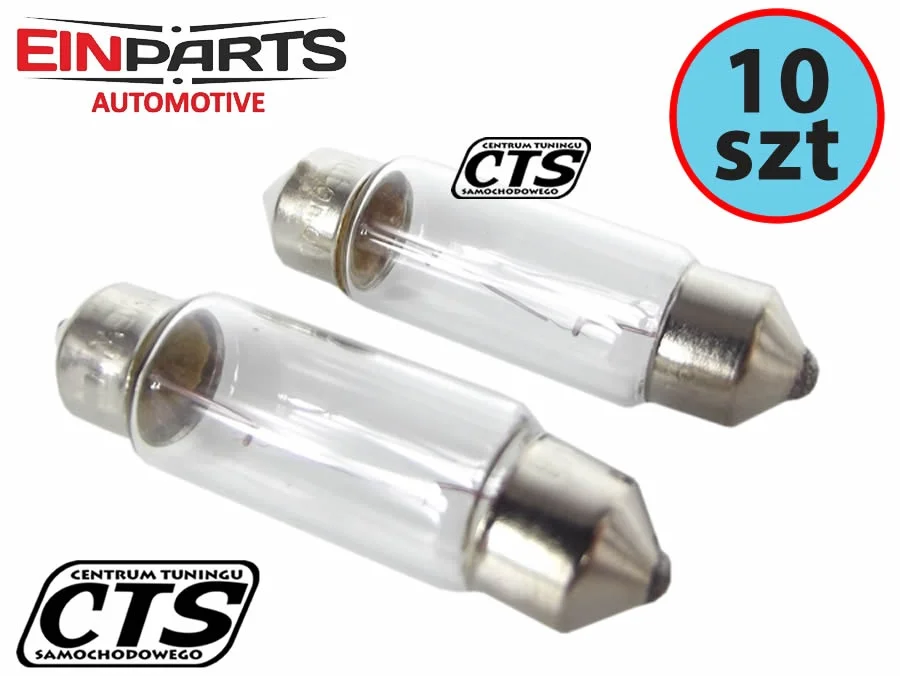 Żarówka rurkowa SV8.5 12V 11x36mm 5W EINPARTS (10szt.) — ujęcie 2