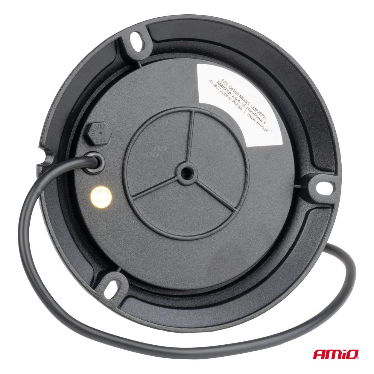 Lampa ostrzegawcza błyskowa kogut LED W28B 12 V 24 V — ujęcie 3