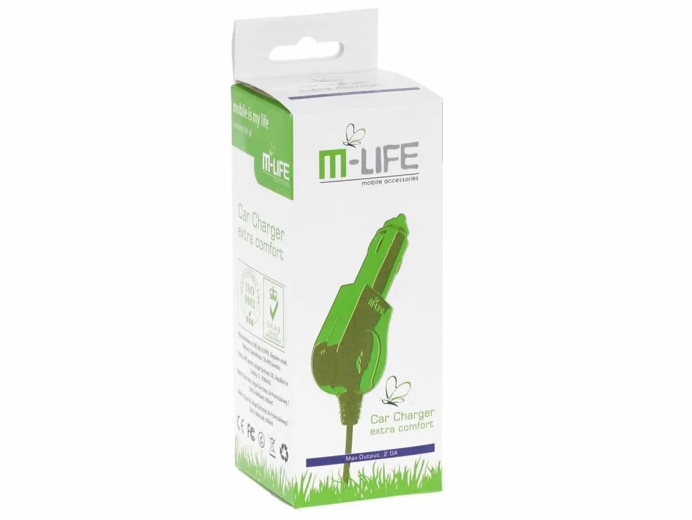 Ładowarka Samochodowa Micro USB 2.1A M-Life — ujęcie 2