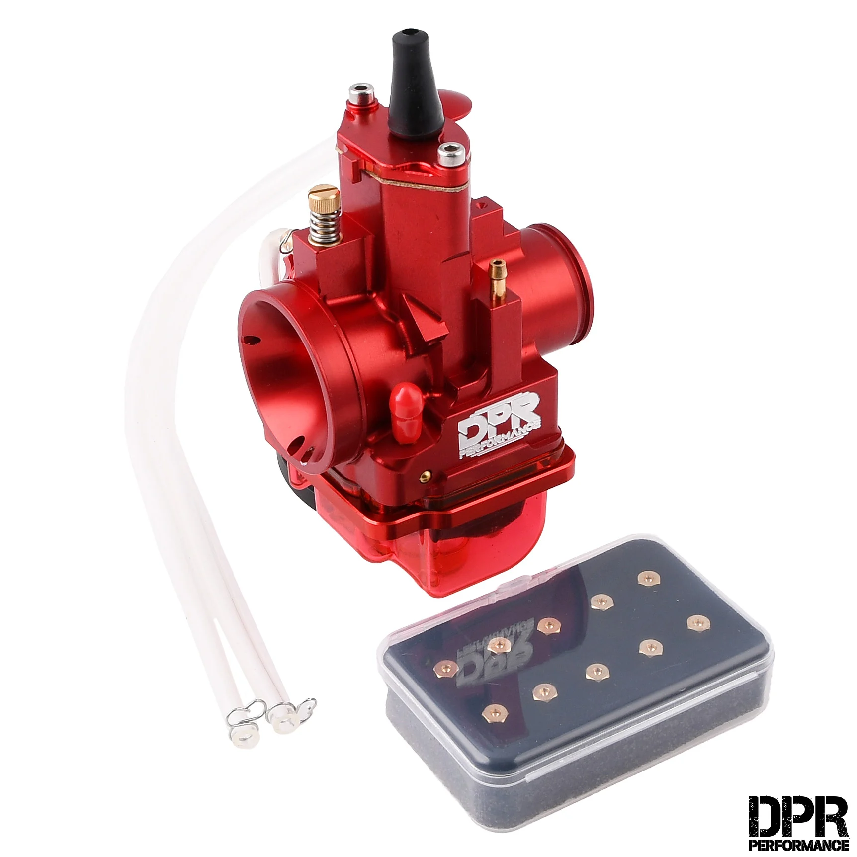 Gaźnik DPR Performance 24 mm PWK CNC czerwony + zestaw dysz do regulacji — ujęcie 1