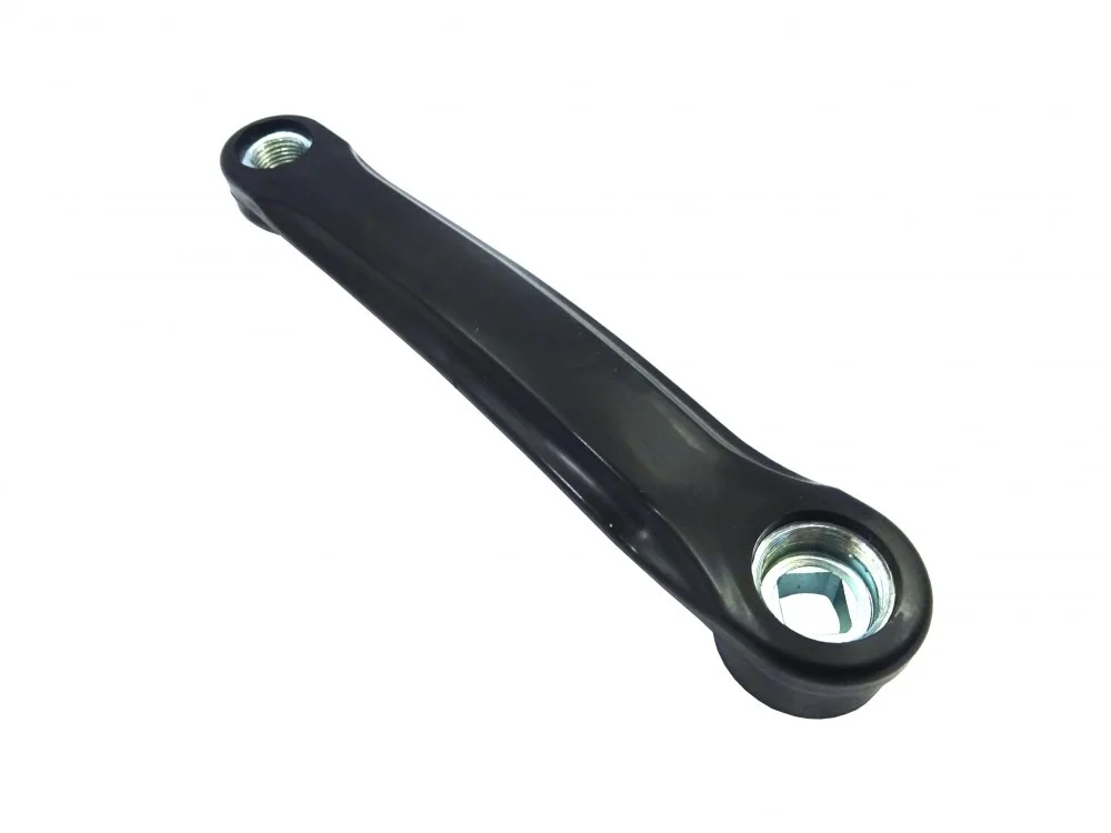 Korba lewa atb 170 mm stal, pokryta tworz. kwadrat czarna 9/16" P02-170