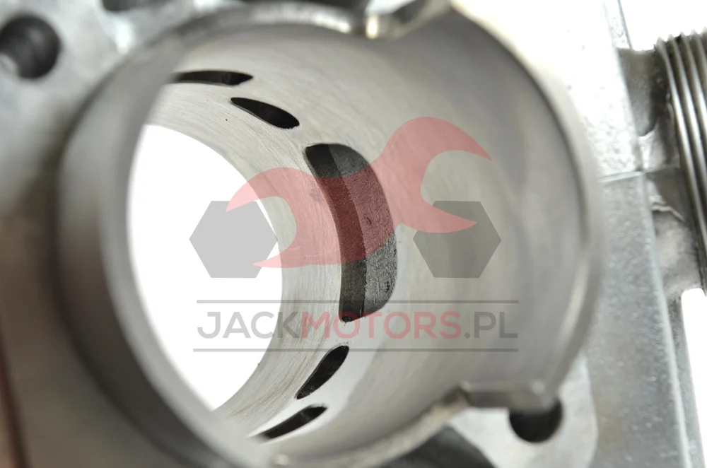 Cylinder Simson 85/5/3/2M membrana kpl. Wossner racing · zawór membranowy AM6 + króciec BVF — ujęcie 6