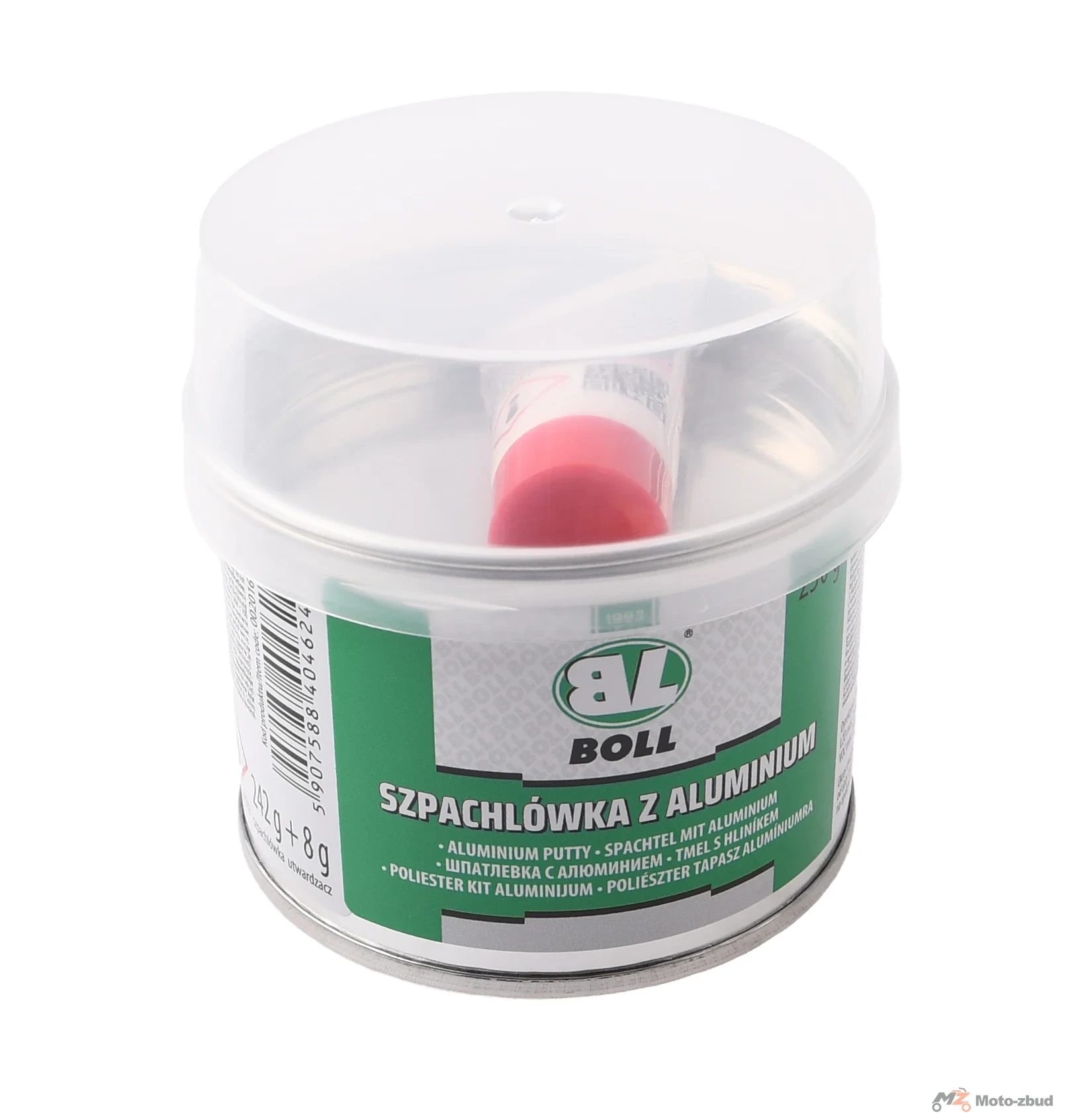 BOLL szpachlówka z aluminium + utwardzacz kpl. 242 g + 8 g