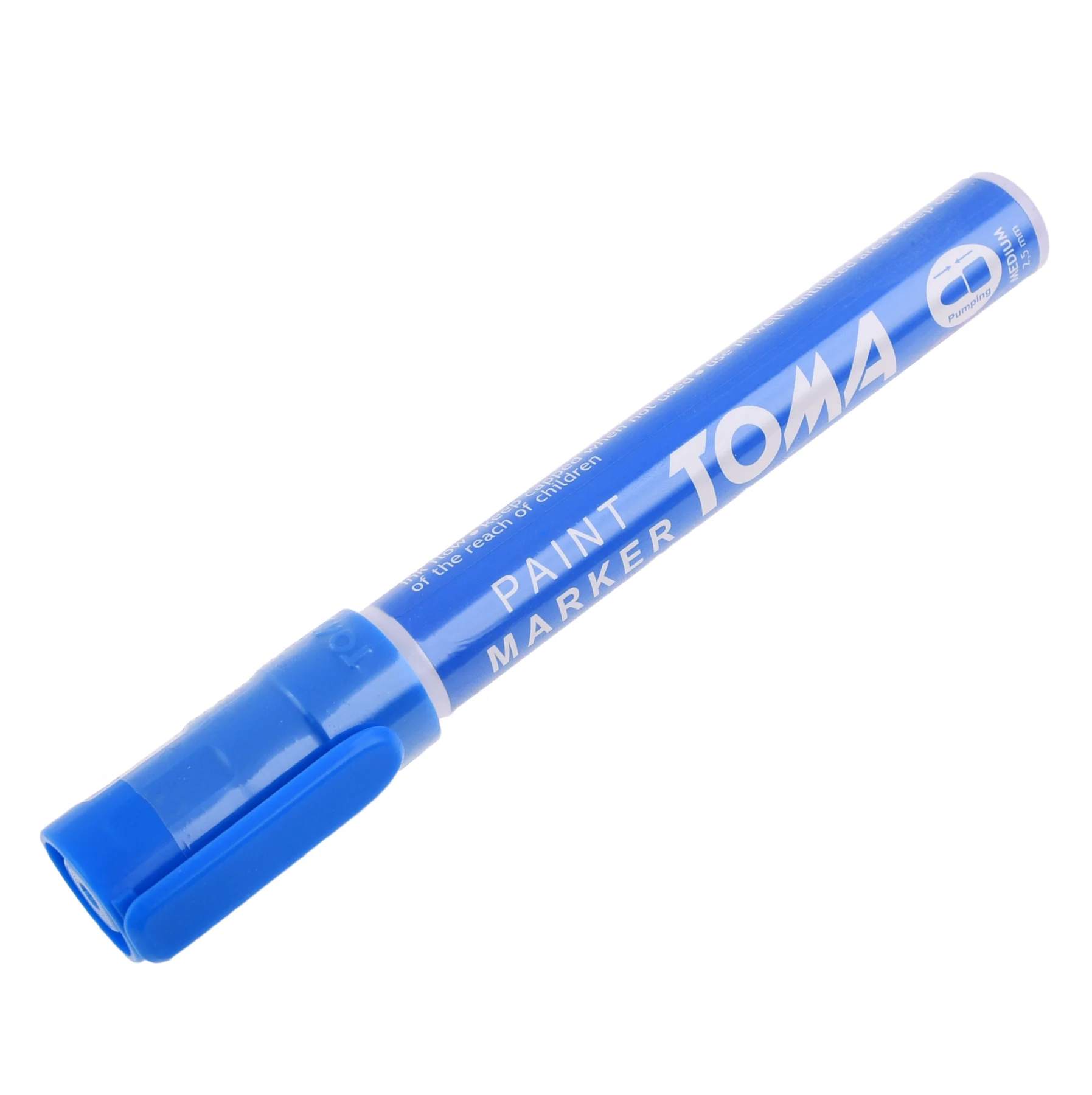 Pisak do opon TOMA niebieski marker — ujęcie 1