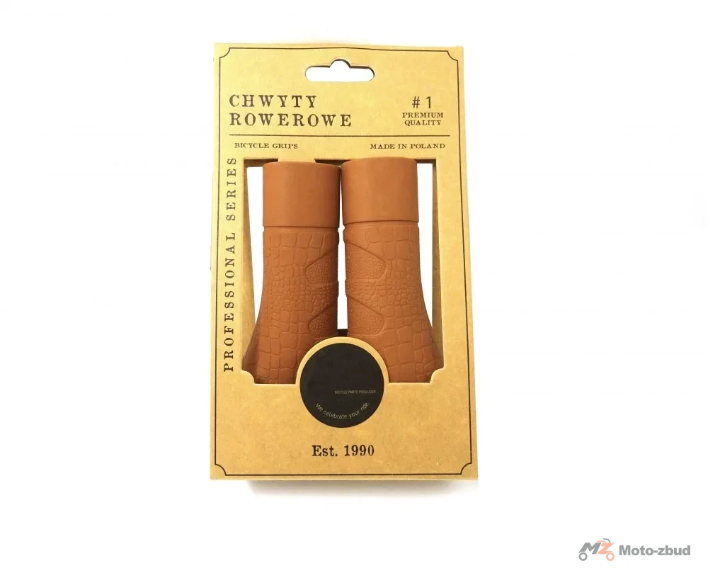 Chwyt kier. gumowy 135 mm dragon ergonomiczny brązowy — ujęcie 2