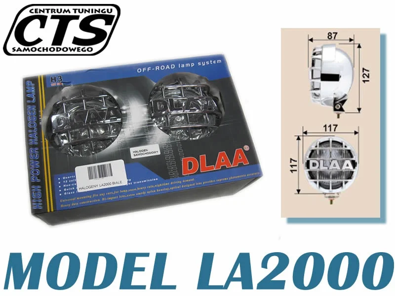 Halogeny białe H3 12V 55W DLAA LA2000 (2szt.) — ujęcie 2
