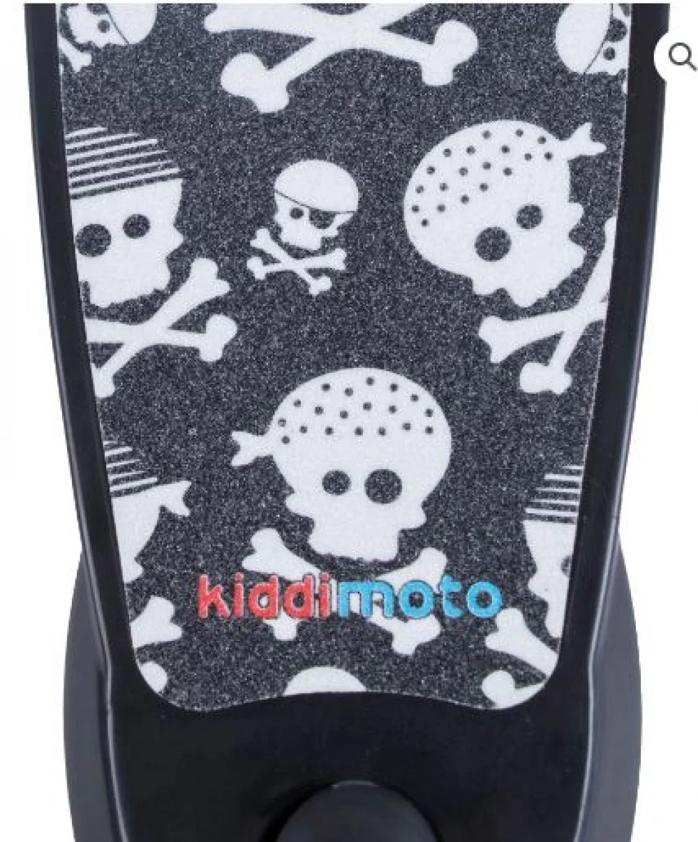 Kiddimoto hulajnoga u-ZOOM skullz czarny z czaszkami model ZMA3 — ujęcie 2