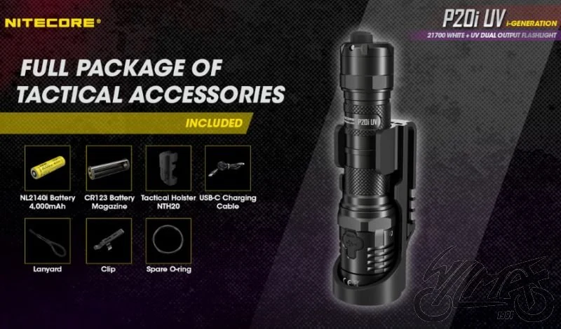 Latarka Nitecore P20i uv — ujęcie 4