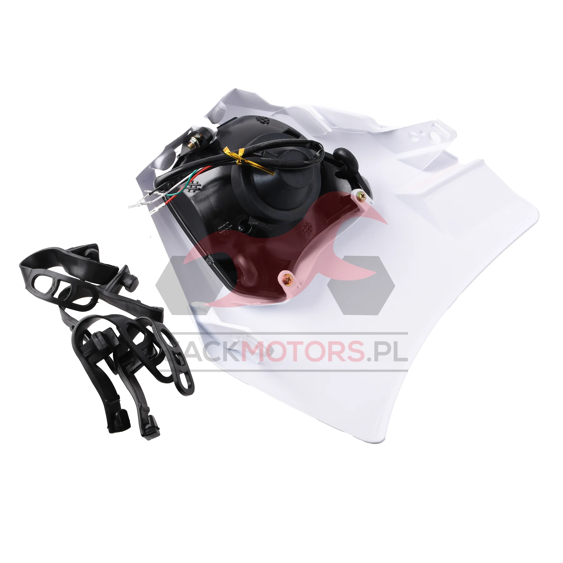 Owiewka uniwersalna Racing Force enduro LED V3 biała — ujęcie 2