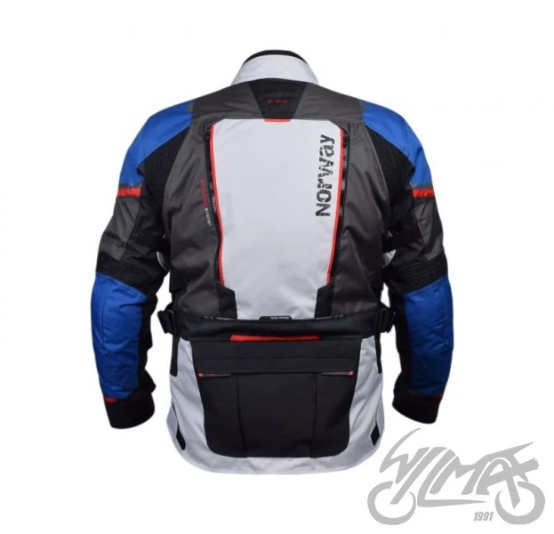Kurtka motocyklowa LS2 Norway męska Blue Black Grey Red — S — ujęcie 2
