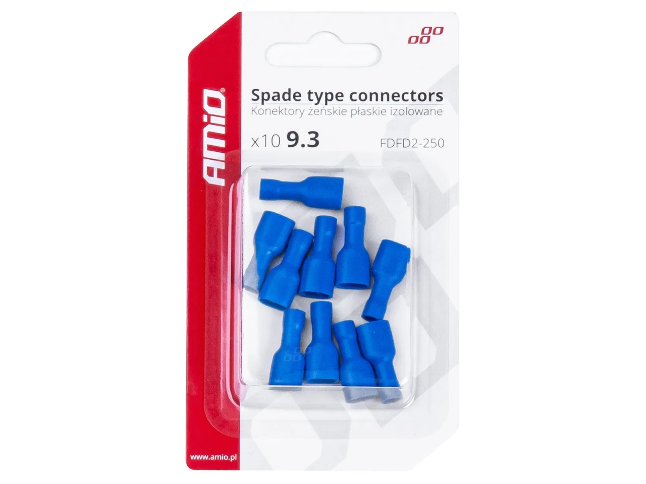 Złącze konektorowe żeńskie izolowane 9.30 mm 15A (10 szt.) — ujęcie 3