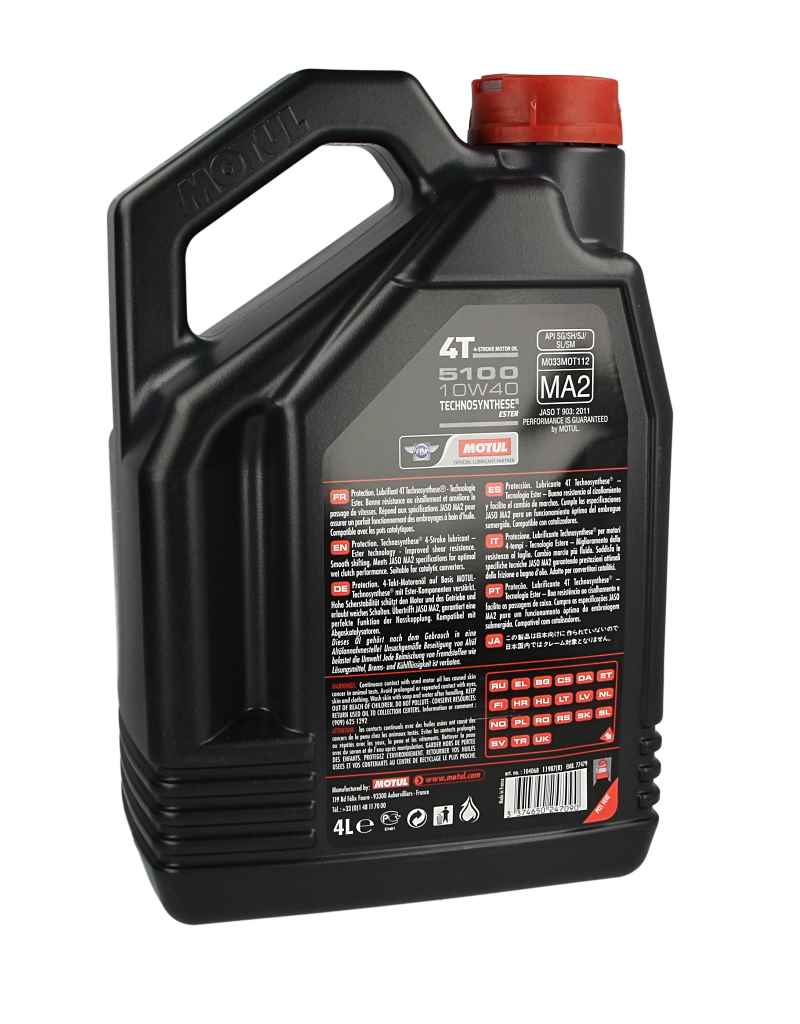 Olej 10W40 MOTUL 5100 4T 4 l MOTUL 104068 — ujęcie 13