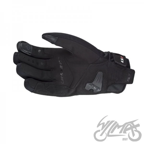 Rękawice motocyklowe LS2 Jet II męskie Black — S — ujęcie 2