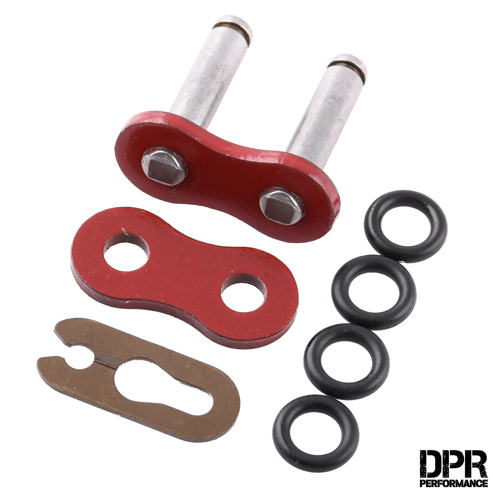 Spinka łańcucha 428UO oring czerwona DPR Performance — ujęcie 1