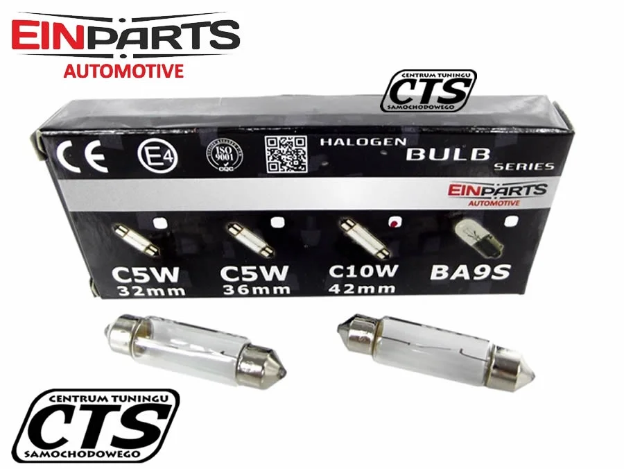 Żarówka rurkowa SV8.5 12V 11x42mm 10W EINPARTS (10szt.) — ujęcie 3