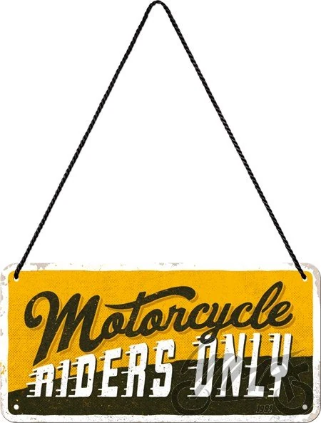 Zawieszka 10 × 20 motorcycle riders only 28063 — ujęcie 2