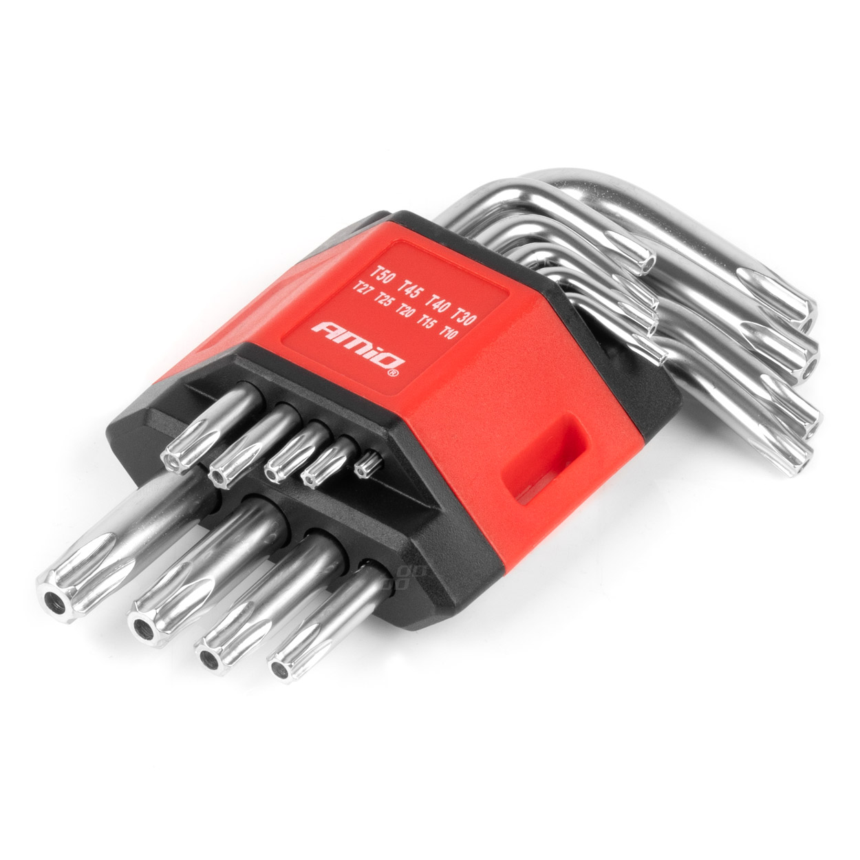 Klucze TORX krótkie CRV 9 szt.