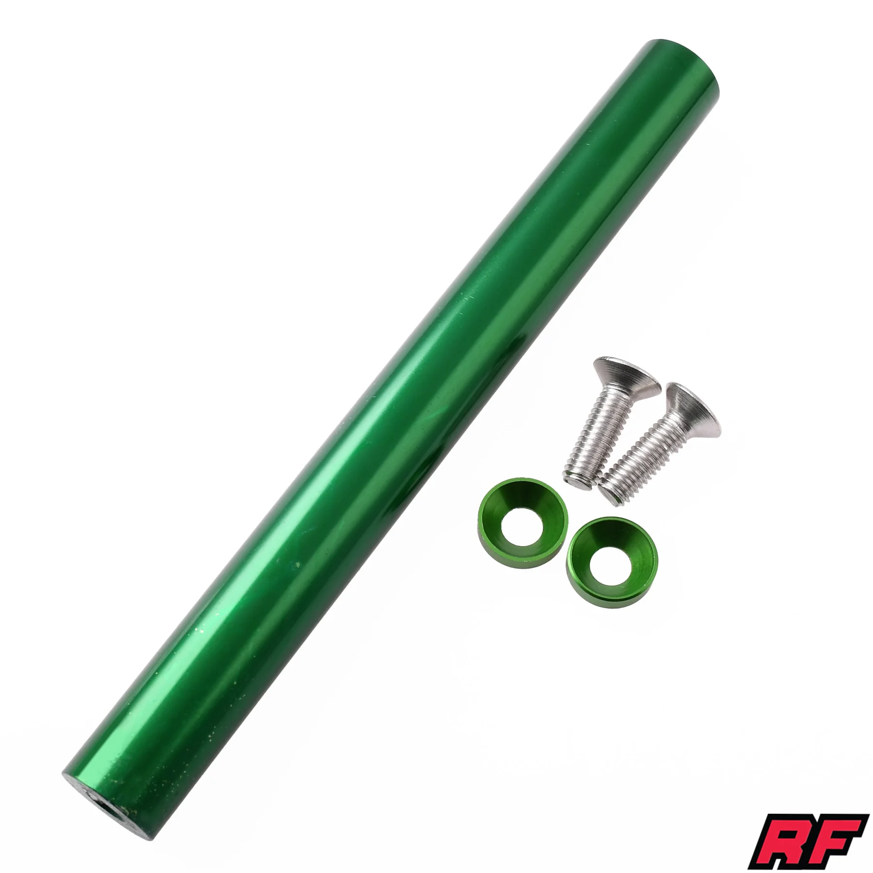 Uchwyt / rozpórka bagażnika Simson S50 S51 S70 aluminium CNC zielony kpl. Racing Force — ujęcie 1