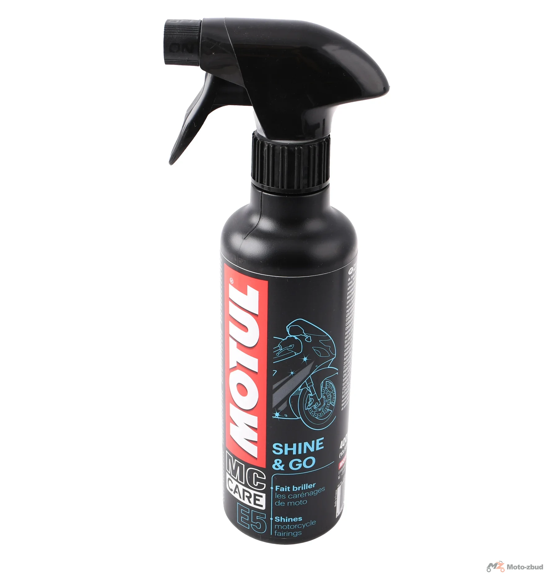 Środek do nabłyszczania plastików Motul E5 shine & go 400 ml