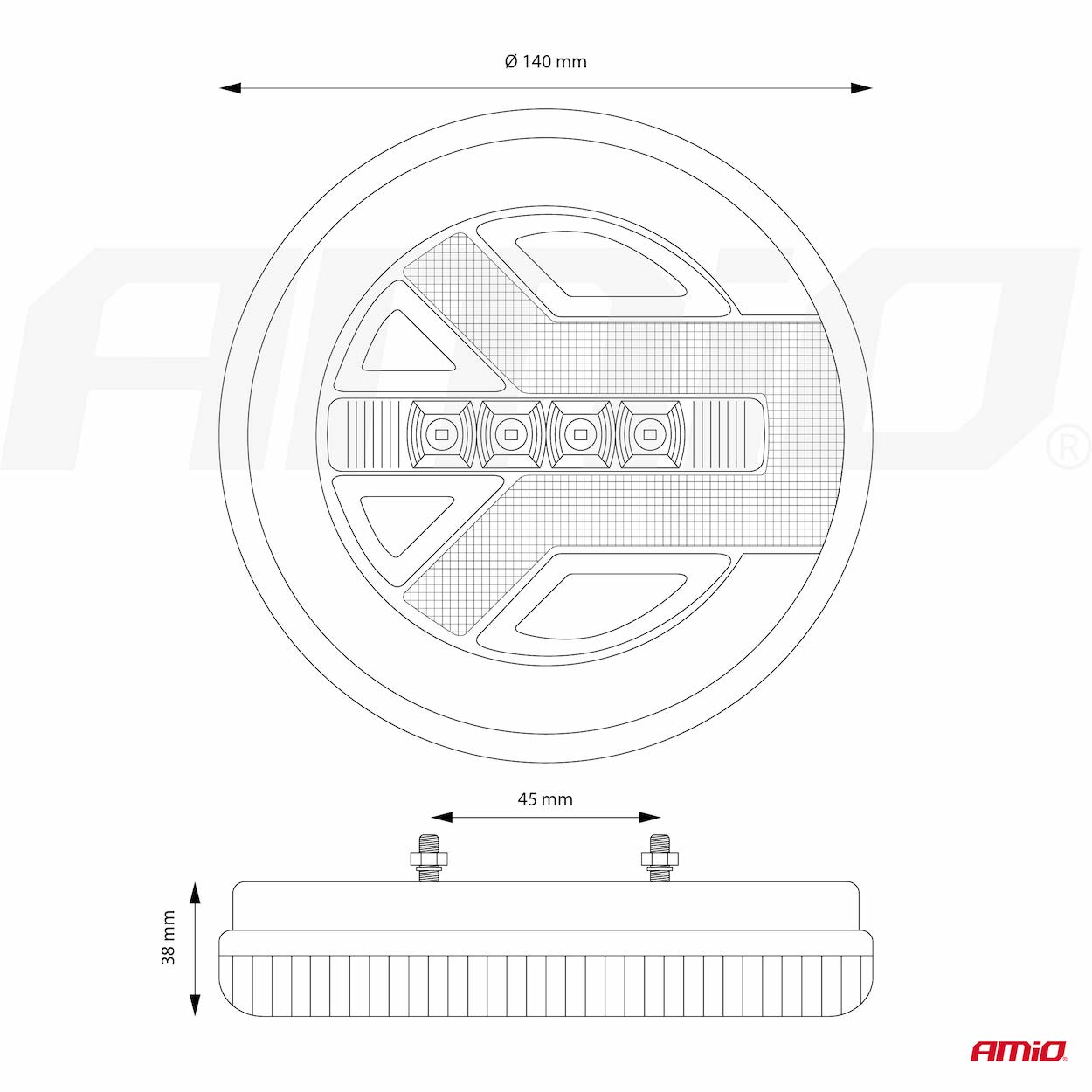 Lampa tylna zespolona LED RCL-06-LR lewa prawa — ujęcie 12