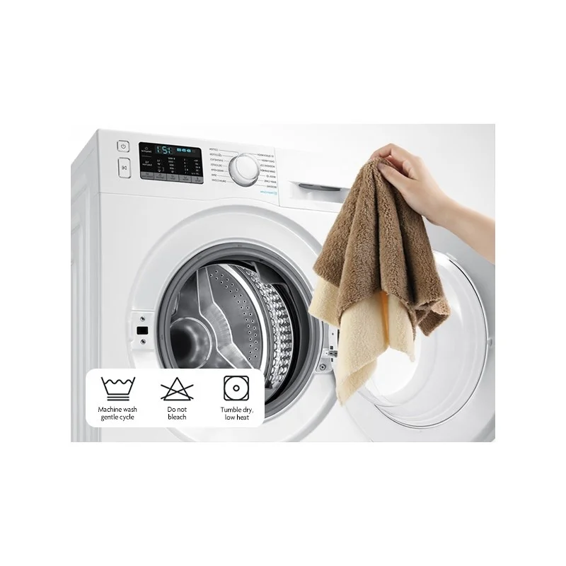 Ręcznik Coral Fleece FANTASTICLEAN 35x35cm 20szt 230g/m2 Beżowy — ujęcie 9
