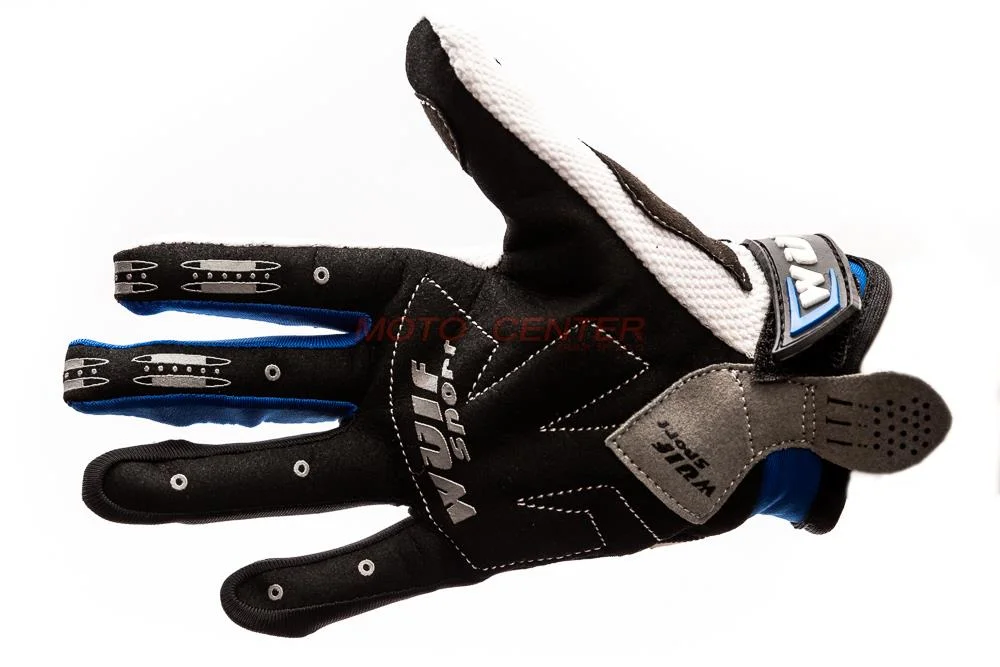 Rękawice crossowe Junior Wulf Stratos Blue S — ujęcie 2