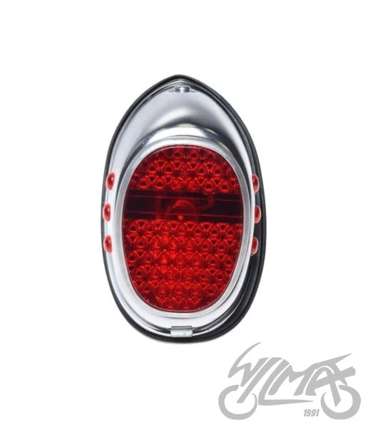 Lampa tył Simson Schwalbe obudowa chrom — ujęcie 2