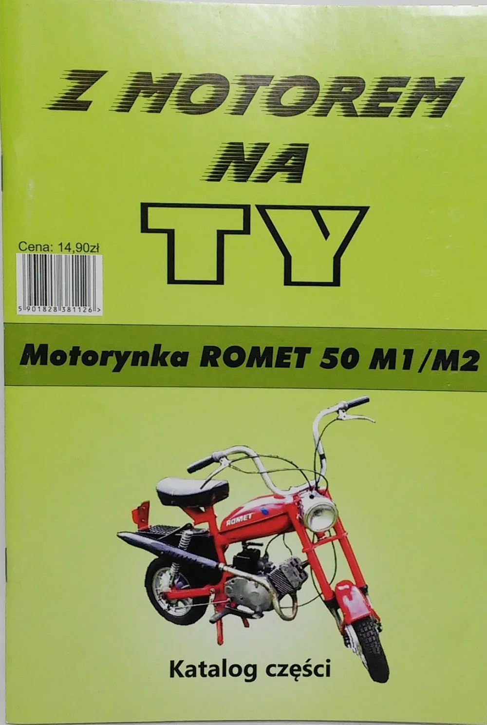 Ilustrowany katalog części Romet pony M1/M2 (Motorynka)