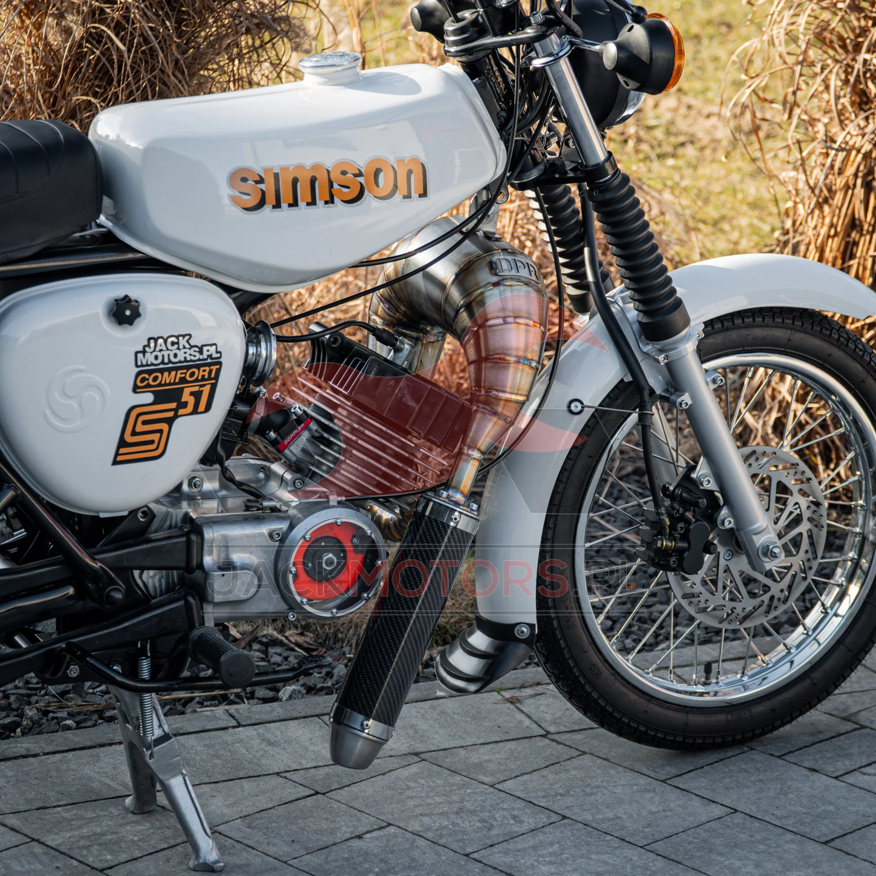 Tłumik Simson cross mtx 130 DPR Performance · czarna Evo (VM7435) — ujęcie 3