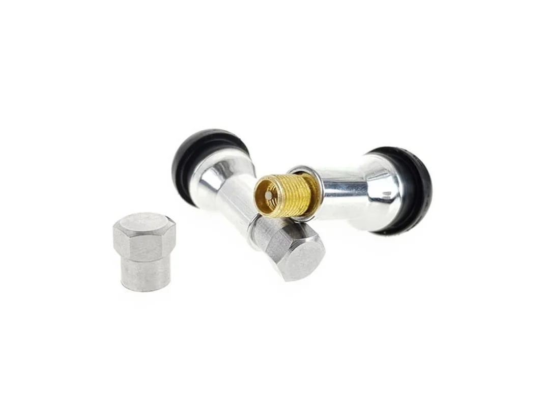 Zawór / wentyl do kół bezdętkowy TR-413 CHROM 1szt. — ujęcie 3