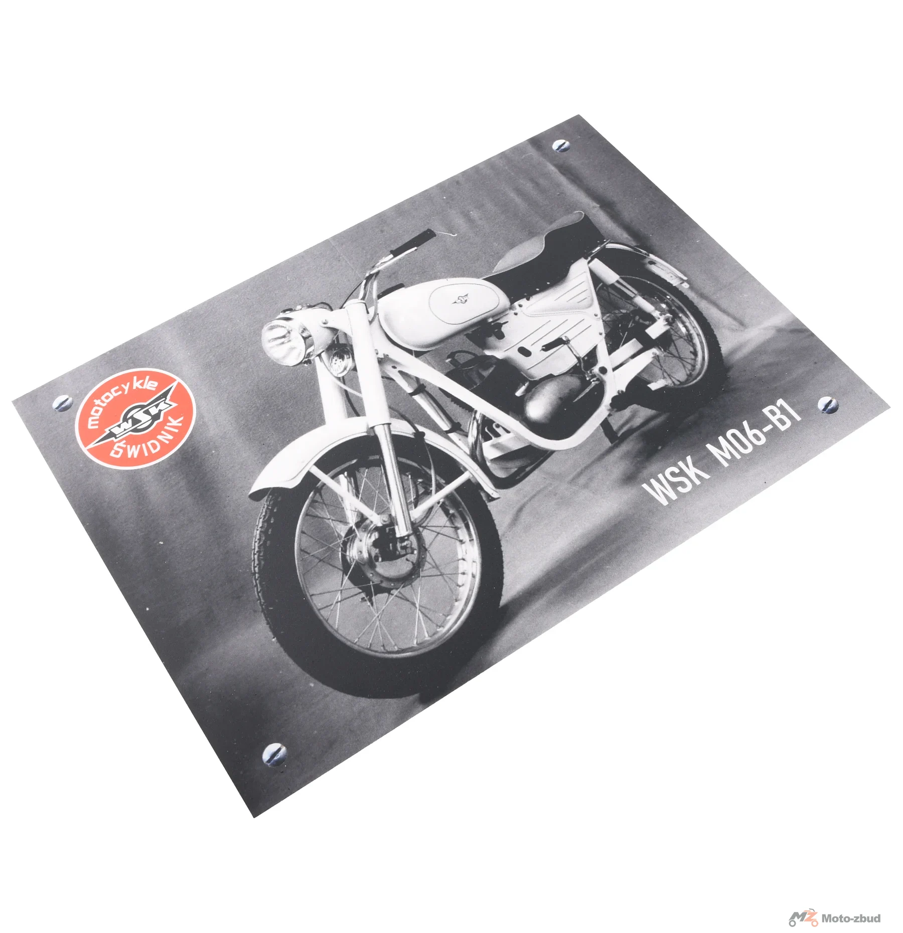 Tabliczka prl "WSK M06-B1" 35 × 25 cm PL