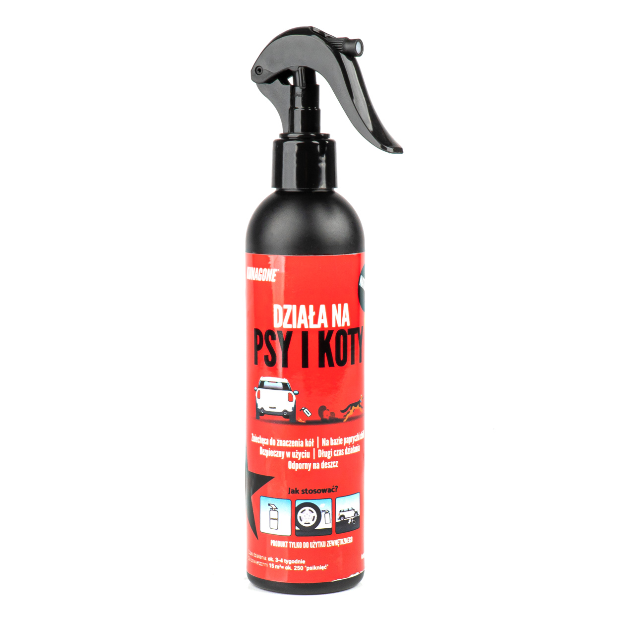 Kunagone na psy i koty 250 ml - naturalny odstraszacz zwierząt spray