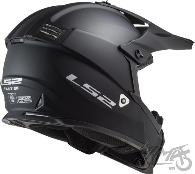 Kask LS2 MX437 Fast Evo Mini Matt Black M — ujęcie 4