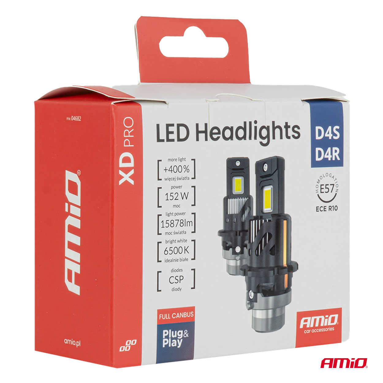 Żarówki samochodowe LED XD PRO D4S D4R FULL CANBUS — ujęcie 5