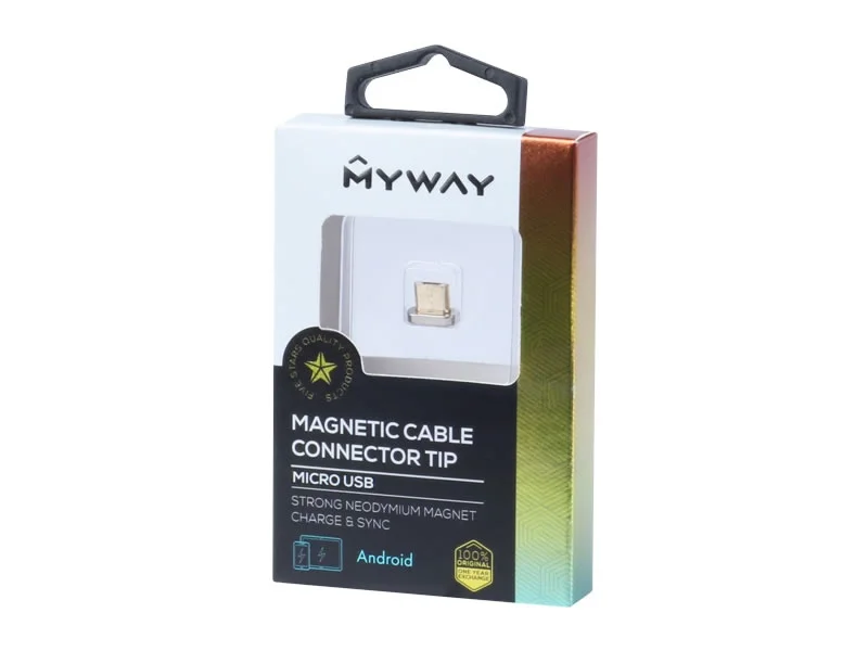 Końcówka MYWAY do kabla magnetycznego 63030, wtyk micro USB — ujęcie 2