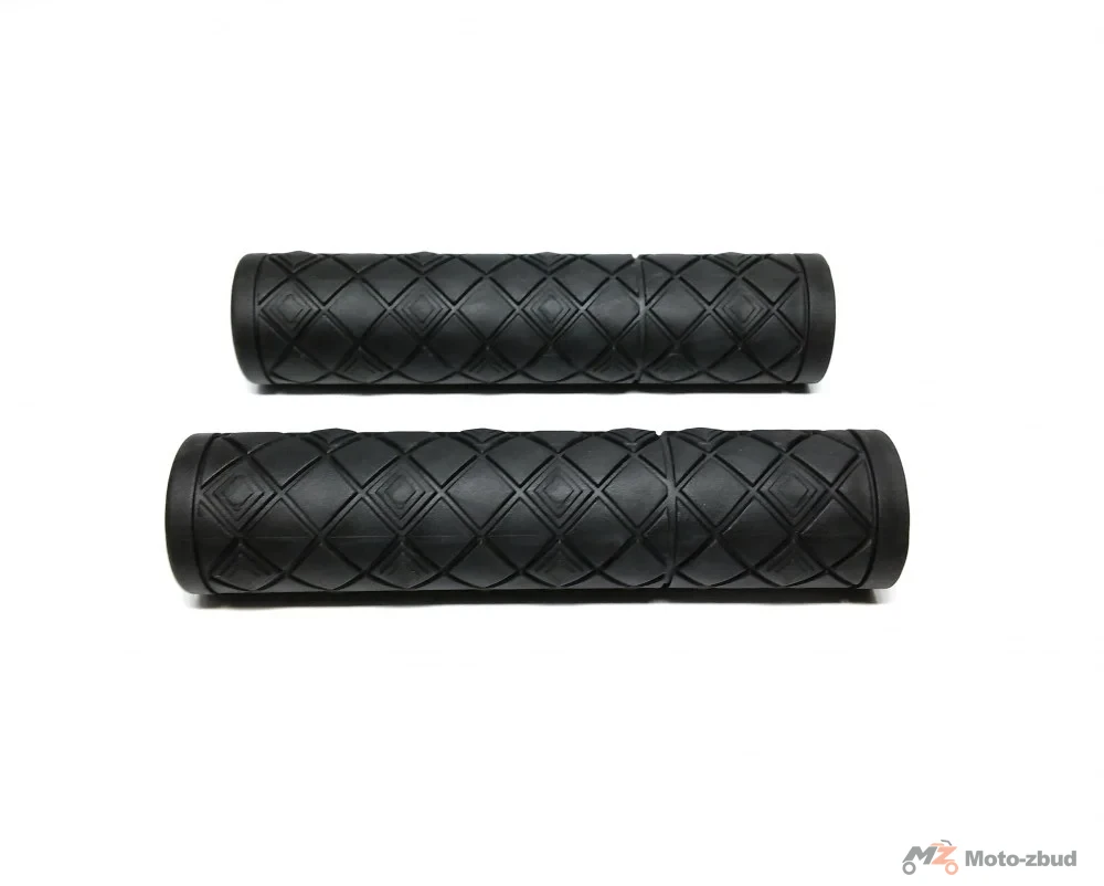 Chwyt kier. gumowy 120 mm karo czarny