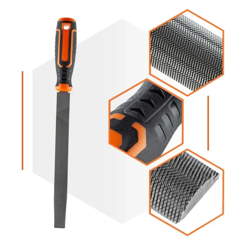 Pilnik do metalu półkolisty 200mm Polax — ujęcie 5