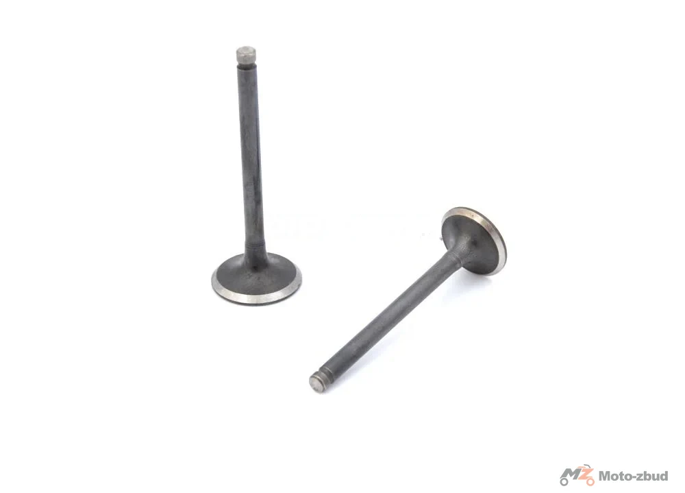 Zawory 50 cm³ skuter JJ1P39QMB DŁUGIE (dł. wydech.: 69 mm, ssący: 69 mm) — ujęcie 1
