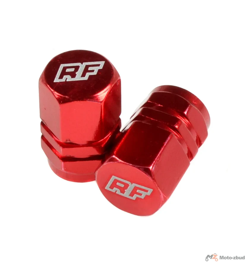 Nakrętka wentyla Racing Force TP1 aluminium czerwona 2szt