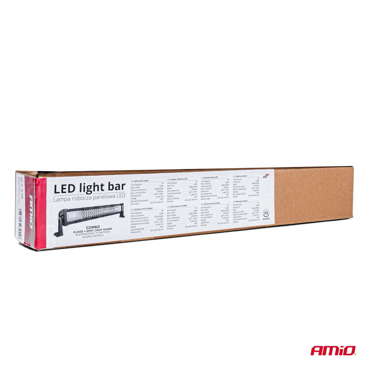 Lampa robocza panelowa LED BAR zakrzywiona AWL44 324 W 52 cm 25920lm 12 V 24 V — ujęcie 6