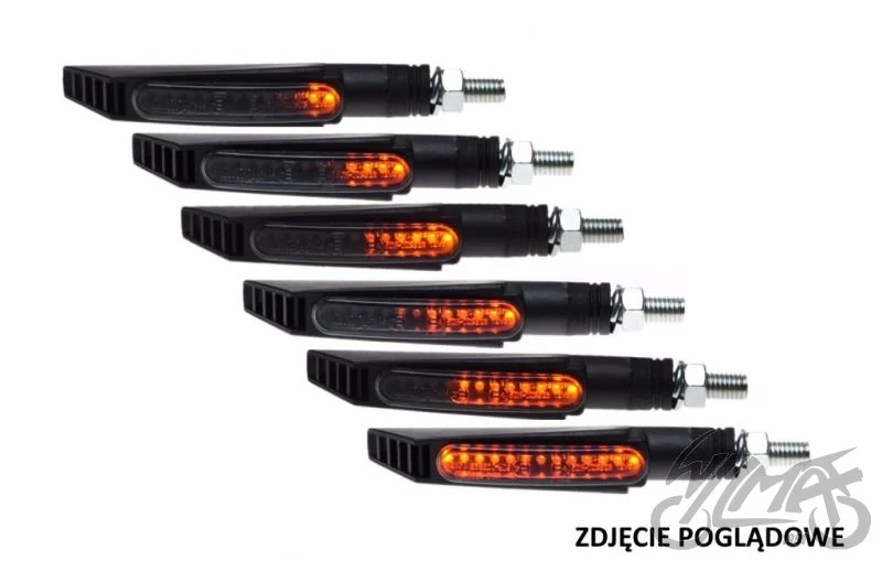 Kierunkowskaz LED sekwencyjny 12 V 5 W, chrom — AL9192 — ujęcie 2