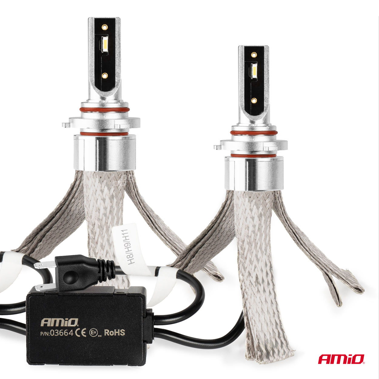 Żarówki samochodowe LED seria FLEX+ HB3 9005/HIR1 9011/H10 12 V 24 V 6000K Canbus AMIO-03664 — ujęcie 4