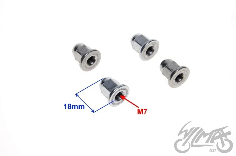 Nakrętka M7 szpilki cylindra silnik 154FMI komplet — ujęcie 2