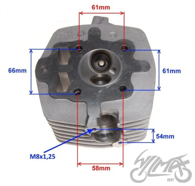 Głowica cylindra Loncin 125 cm³ 4T — ujęcie 2