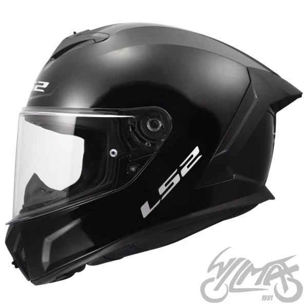 Kask LS2 FF820 Rapid III Solid Gloss Black — S — ujęcie 2